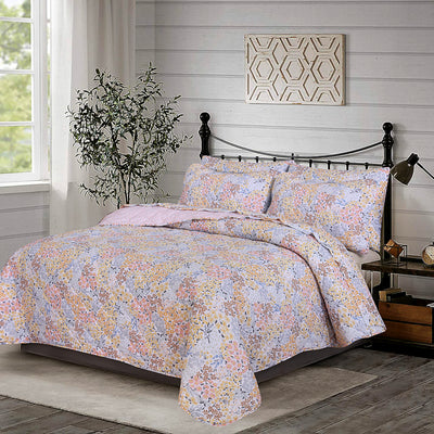 Quilted Summer Comforter 6 Pcs Set Design-6