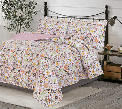 Quilted Summer Comforter 6 Pcs Set Design-7
