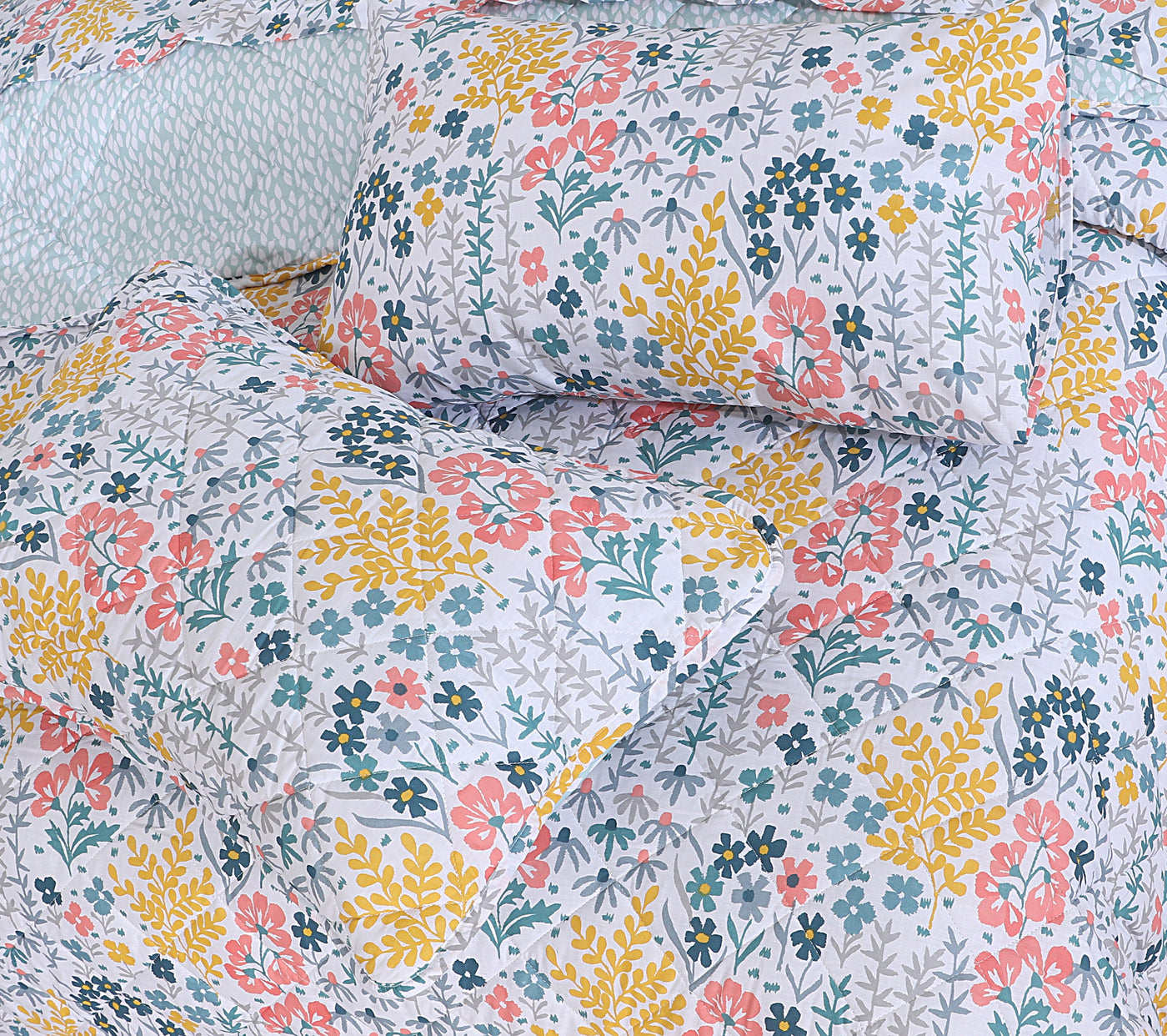 Quilted Summer Comforter 6 Pcs Set Design-8